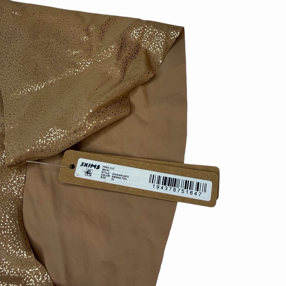 Skims Free Cut Bikini Underwear Panties Sienna Foil & Umber Set Of 2 Sz XL NWT - Picture 8 of 10
